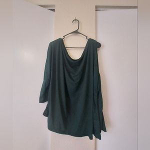 Dark Green Shein Top
